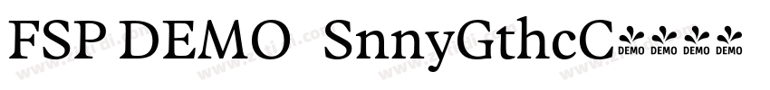 FSP DEMO   SnnyGthcC字体转换
